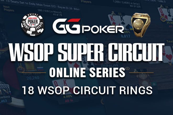 18 anneaux sont distribués au cours du WSOP Spring Online Circuit 2022 sur GGPoker